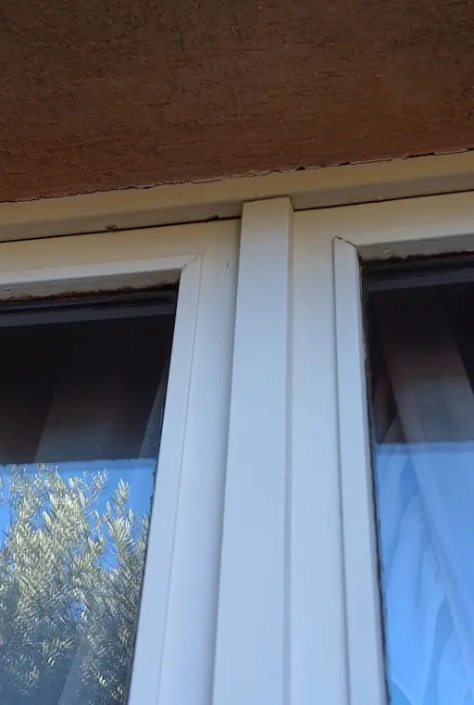 vue sur fenêtre fermée